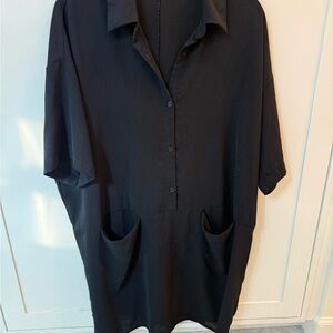 Vici Classic Black Shirt Dress